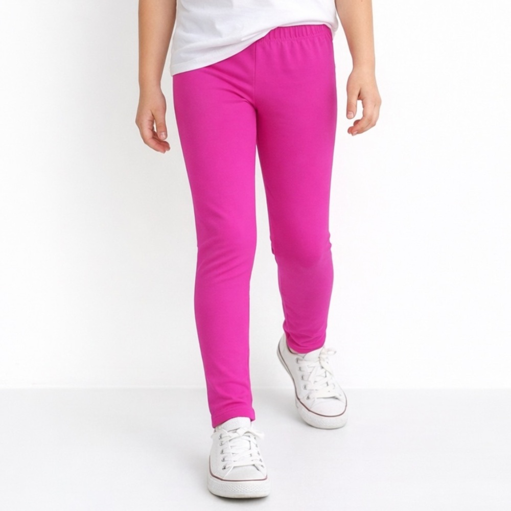 The Children’s Place girl’s pink pull on elastic waist leggings size large 10/12